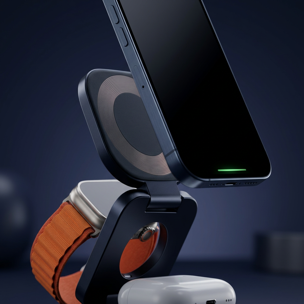 Chargeur Sans Fil 3-en-1