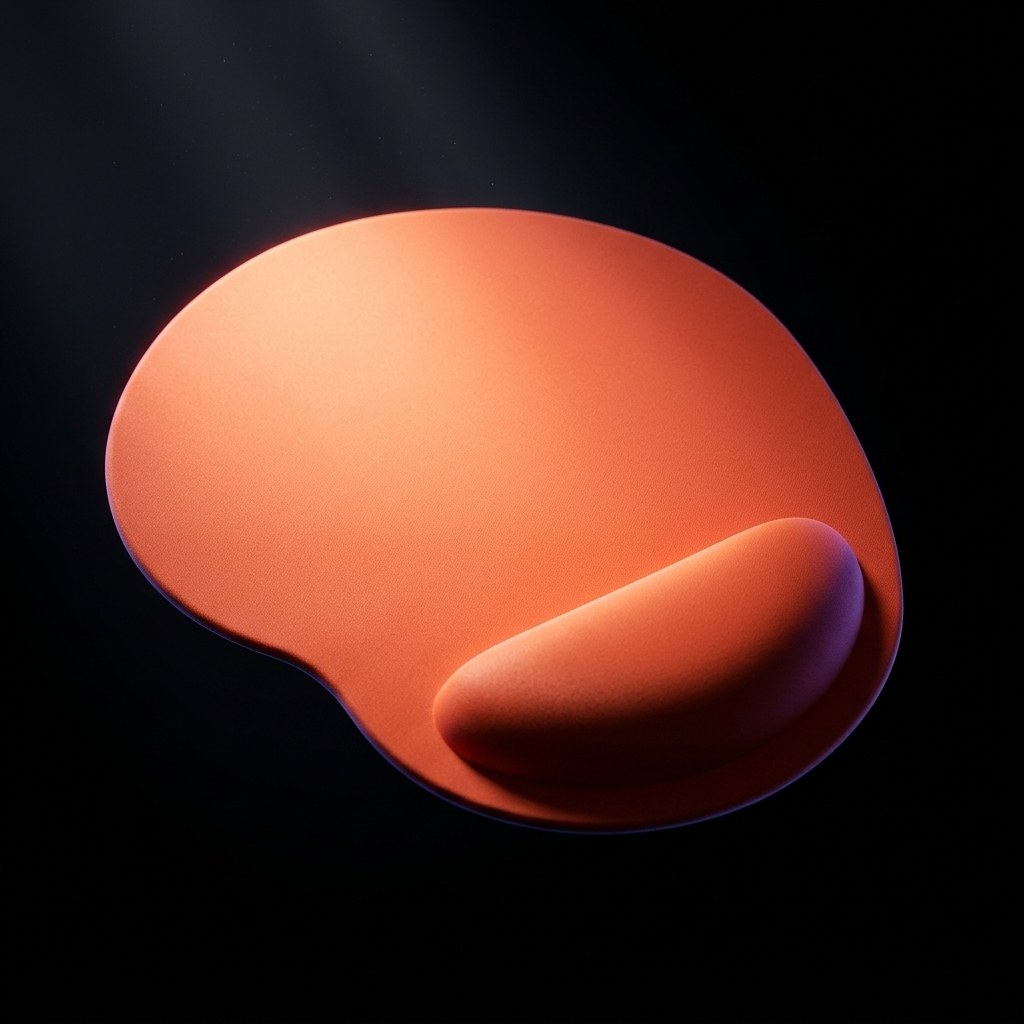 Tapis de souris ergonomique avec repose-poignet en gel — Confort poignet, antidérapant