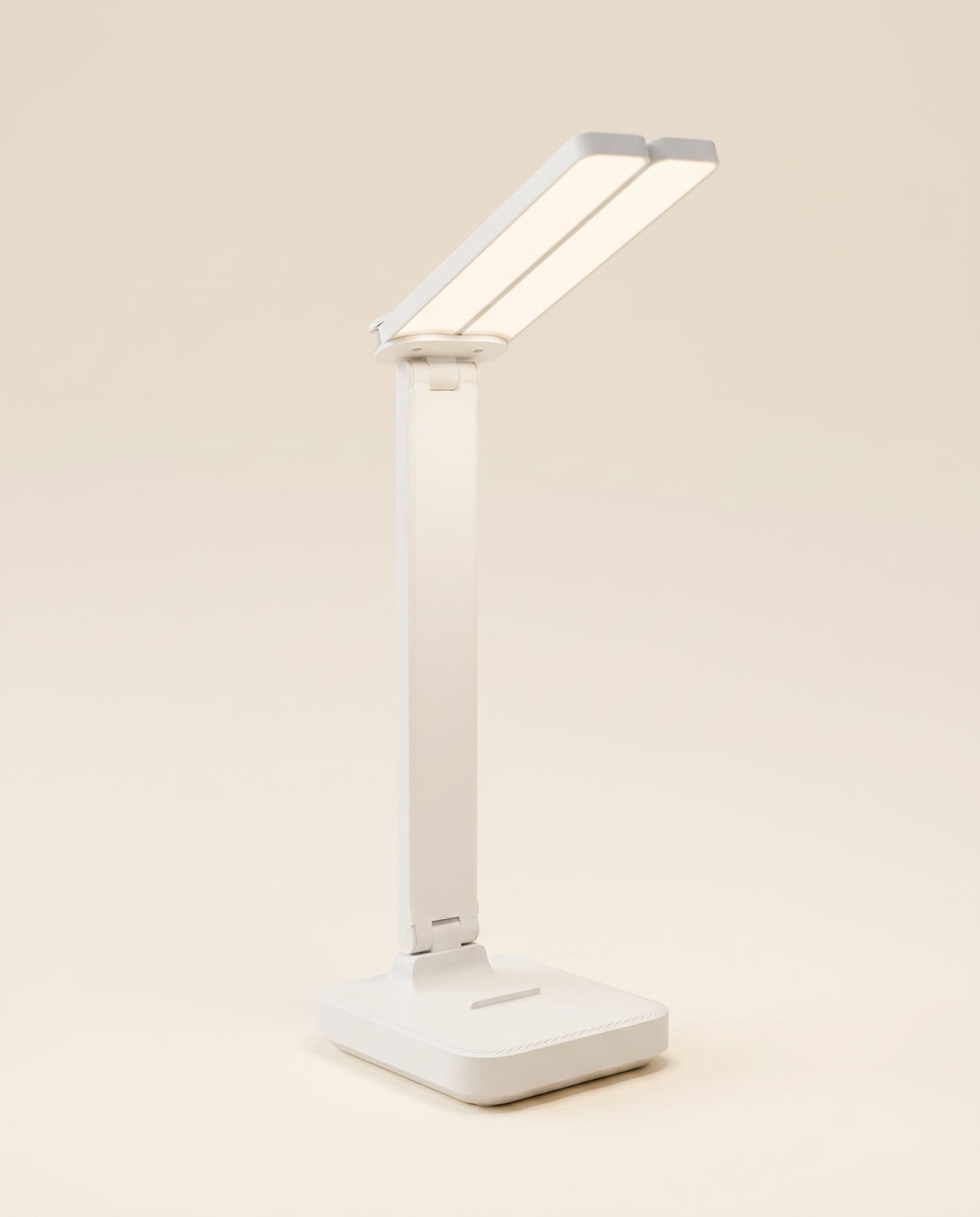 Lampe de bureau LED pliable et rechargeable blanche VALORIA