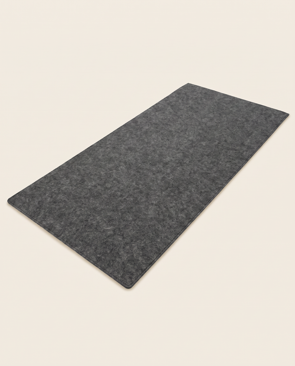 Sous-main XXL en feutre de laine gris foncé 90 x 40 cm VALORIA