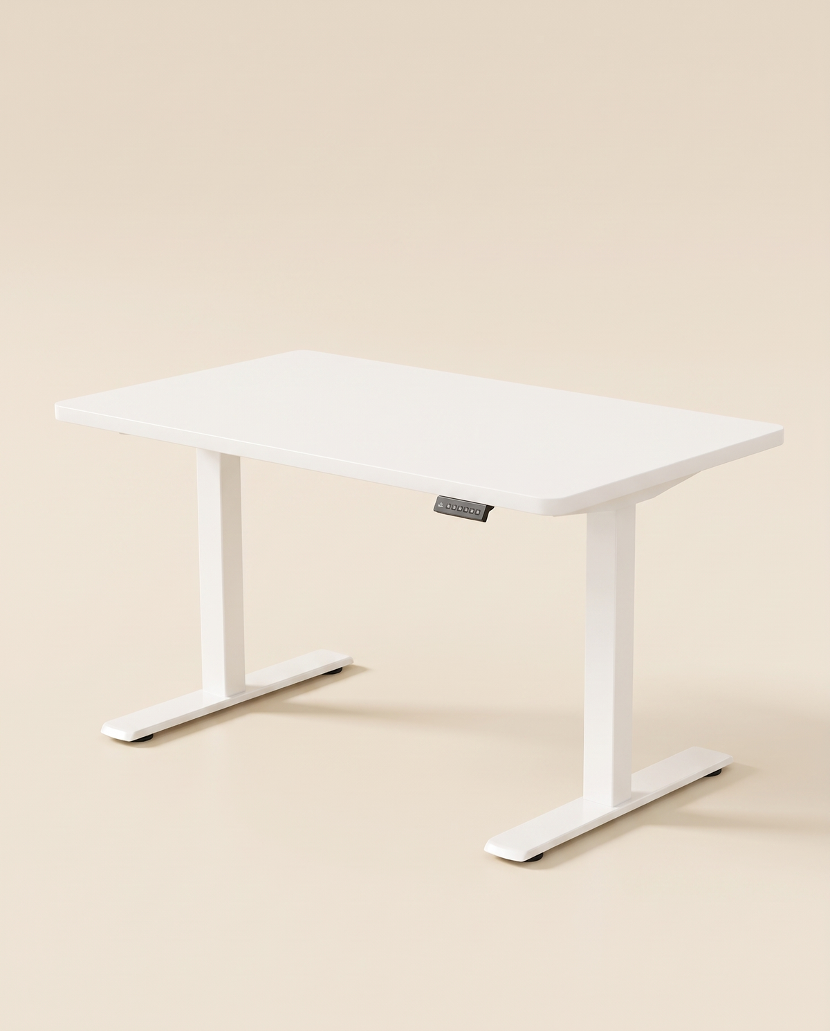Bureau assis-debout électrique blanc 120 x 60 cm VALORIA