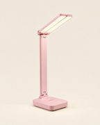 Lampe de bureau pliable coloris rose