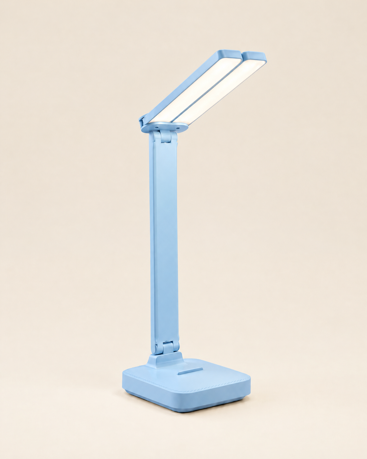 Lampe de bureau pliable coloris bleu