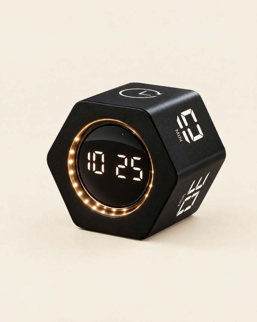 Cube Focus coloris hexagone noir