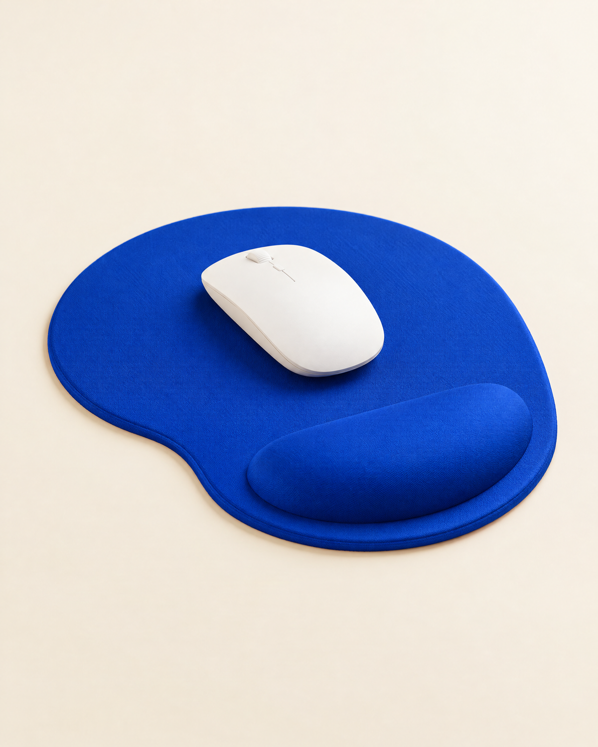 Tapis de souris ergonomique coloris bleu